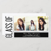 Eenvoudig de Aankondiging van het Afstuderen van C (Voorkant / Achterkant)