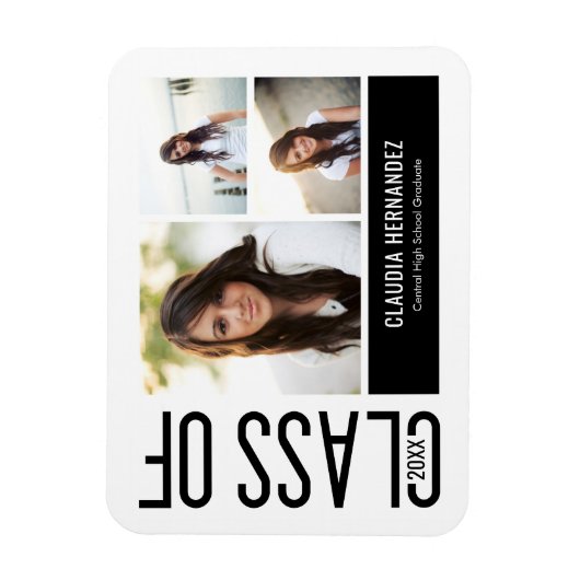 Eenvoudig de Aankondiging van het Afstuderen van d Magneet (Verticaal)