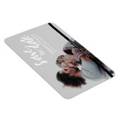 Eenvoudig de datum waarop de bruiloft van de Foto Magneet (Rechterzijde)