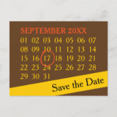 Eenvoudig de Kalender van de Douane + uw foto, bac Aankondigingskaart (Voorkant)