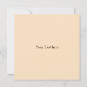 Eenvoudig de Kalender van de Douane + uw foto, bac Save The Date (Achterkant)