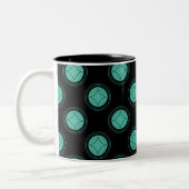 Eenvoudig de Mok van de Riveting, Turquoise (Links)
