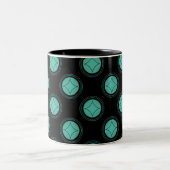Eenvoudig de Mok van de Riveting, Turquoise (Center)