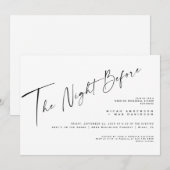 Eenvoudig de nacht voor het eten van het repetitie kaart (Voorkant / Achterkant)