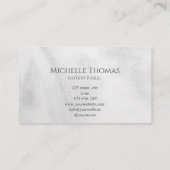 Eenvoudig de Notaristekenende Agent van de Lening Visitekaartje (Achterkant)