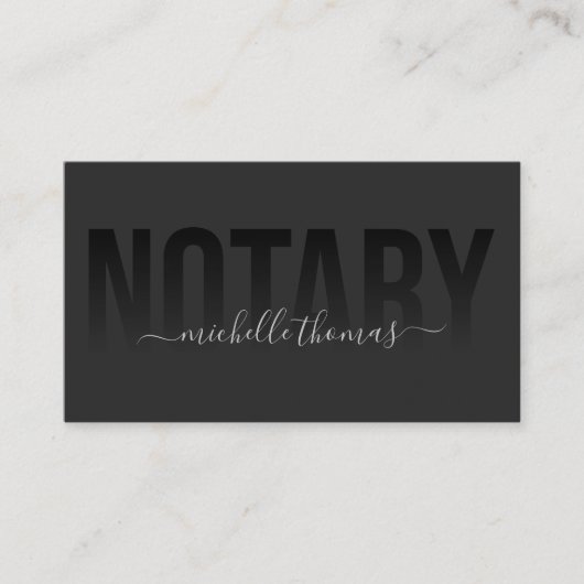 Eenvoudig de Notaristekenende Agent van de Lening Visitekaartje (Voorkant)