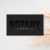 Eenvoudig de Notaristekenende Agent van de Lening Visitekaartje