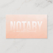 Eenvoudig de Notaristekenende Agent van de Lening Visitekaartje (Voorkant)