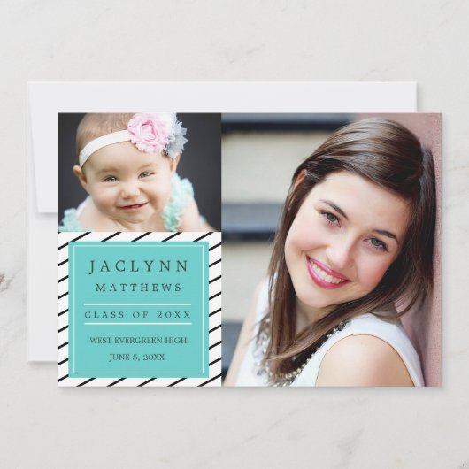 Eenvoudig de Uitnodiging van de GraduPartij van de (Voorkant)