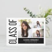 Eenvoudig de Uitnodiging van het Afstuderen van de (Staand voorkant)