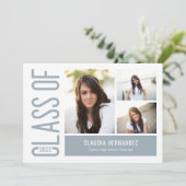 Eenvoudig de Uitnodiging van het Afstuderen van de (Staand voorkant)