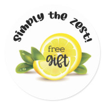 Eenvoudig de zigste sticker zonder citroenprijs