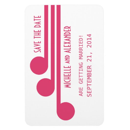 Eenvoudig Deco Chic sparen de Magneet van de Datum (Verticaal)