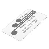 Eenvoudig Deco Chic sparen de Magneet van de Datum (Linkerzijde)