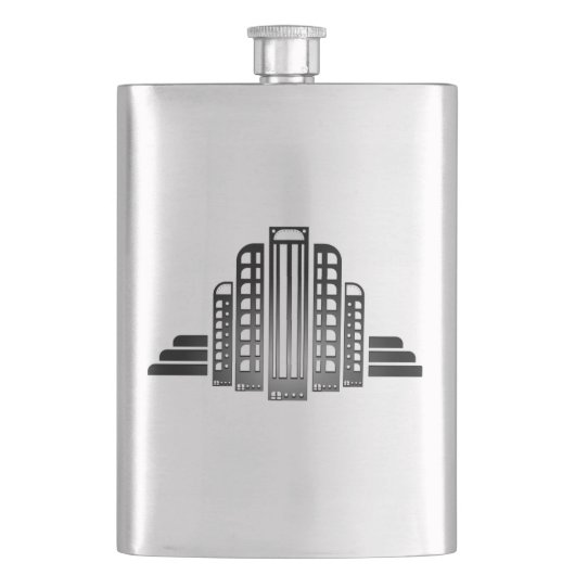 Eenvoudig Deco Zilveren Fles Heupfles (Voorkant)