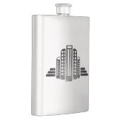 Eenvoudig Deco Zilveren Fles Heupfles (Rechts)