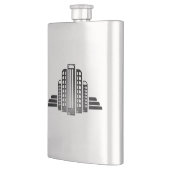 Eenvoudig Deco Zilveren Fles Heupfles (Links)