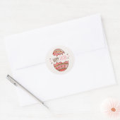 Eenvoudig decoratief paasei | Sticker Seal (Envelop)