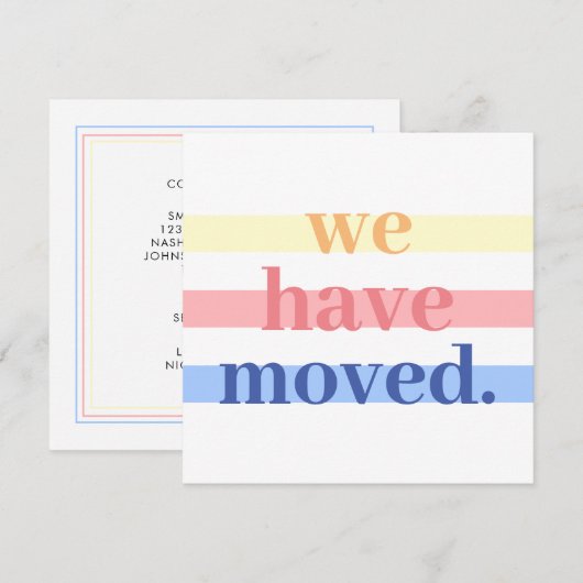 Eenvoudig deegment dat we hebben gemaakt aankondiging (Voorkant / Achterkant)