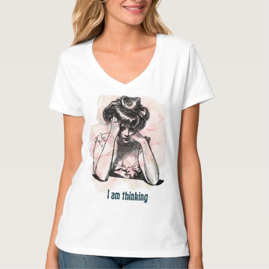 Eenvoudig denken t-shirt (Voorkant)