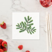 Eenvoudig dennen groen servet (Insitu)