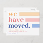 Eenvoudig depot dat we hebben aangekondigd briefkaart (Voorkant / Achterkant)