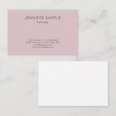 Eenvoudig design, elegante vormgeving visitekaartje (Voorkant / Achterkant)