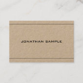 Eenvoudig design in luxe Professional Visitekaartje (Voorkant)