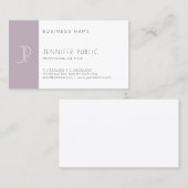 Eenvoudig design met modern minimalistisch design, visitekaartje (Voorkant / Achterkant)