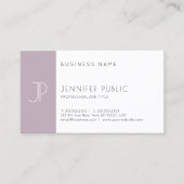 Eenvoudig design met modern minimalistisch design, visitekaartje (Voorkant)