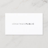 Eenvoudig design, modern, professioneel design visitekaartje (Voorkant)