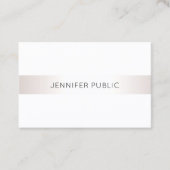 Eenvoudig design, professioneel, modern visitekaartje (Voorkant)