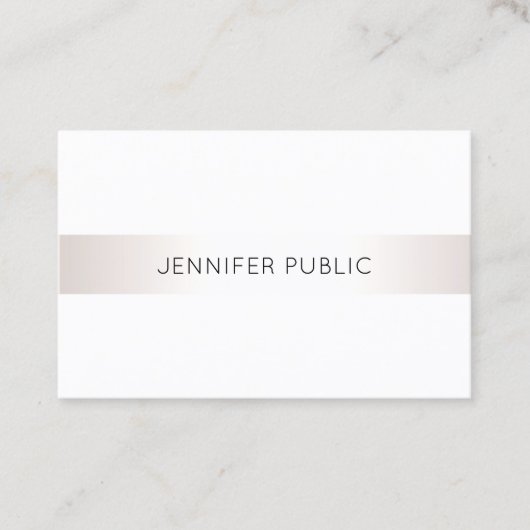 Eenvoudig design, professioneel, modern visitekaartje (Voorkant)