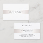 Eenvoudig design, professioneel, modern visitekaartje (Voorkant / Achterkant)