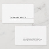 Eenvoudig design, professioneel, modern visitekaartje (Voorkant / Achterkant)