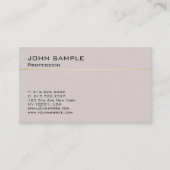 Eenvoudig design professionele, elegante harmonisc visitekaartje (Voorkant)