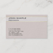 Eenvoudig design professionele, elegante harmonisc visitekaartje (Voorkant)