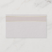 Eenvoudig design professionele, elegante harmonisc visitekaartje (Achterkant)