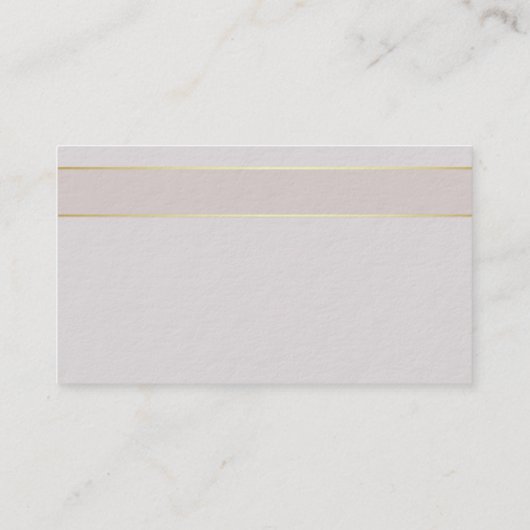 Eenvoudig design professionele, elegante harmonisc visitekaartje (Achterkant)