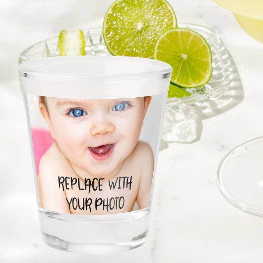 Eenvoudig design, uniek in een soort gepersonalise shot glas