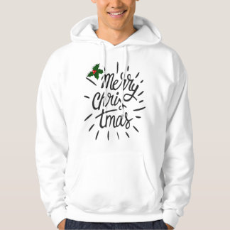 Eenvoudig design voor feestelijke kerst hoodie