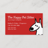 Eenvoudig design voor schrijfmachine visitekaartje (Voorkant)