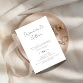 Eenvoudig Despedida de Soltera Spaans Vrijgezellen Kaart