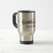 Eenvoudig Diamond Elegant Script Meisjesweekend Reisbeker (Voorkant links)