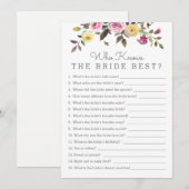 Eenvoudig  die haar beste schoenenkaart kent kaart (Voorkant / Achterkant)