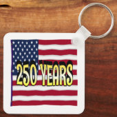 Eenvoudig direct 250 jaar sleutelhanger (Achterkant)