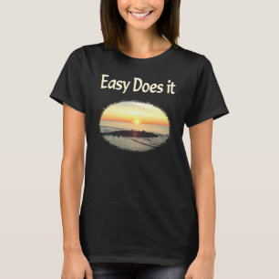 EENVOUDIG DOET HET SUNRISE DESIGN T-SHIRT