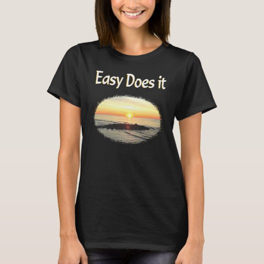 EENVOUDIG DOET HET SUNRISE DESIGN T-SHIRT (Voorkant)