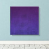 Eenvoudig donker Paarse Blauw rustiek abstract Canvas Afdruk (Insitu (Houten vloer))