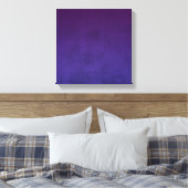 Eenvoudig donker Paarse Blauw rustiek abstract Canvas Afdruk (Insitu (Slaapkamer))